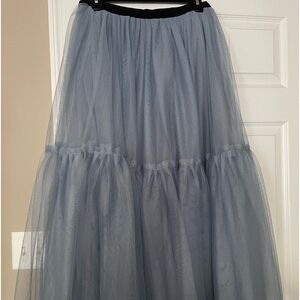 Tulle Ballerina Midi Skirt
